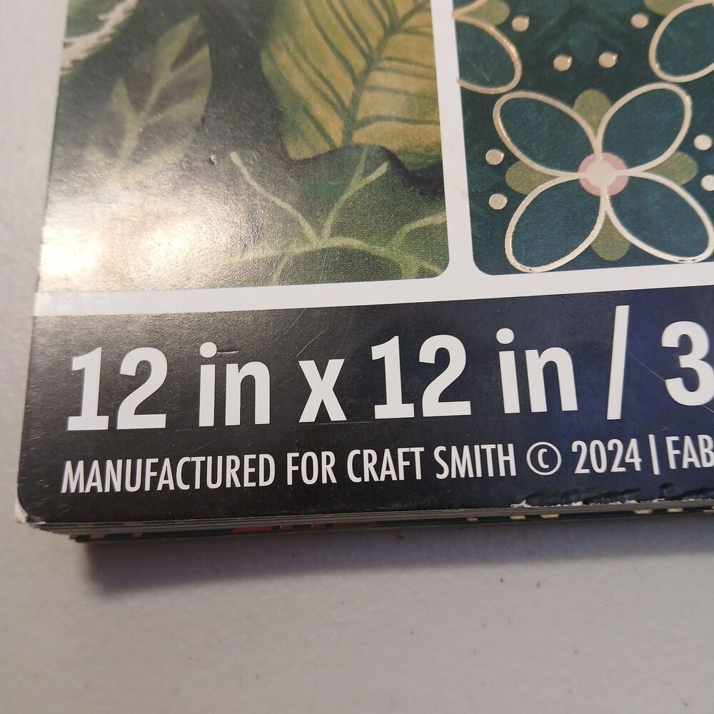 Eucalyptus Weave by Craft Smith 12 X 12 Paper pad~48 pages NEW - Picture 5 of 10